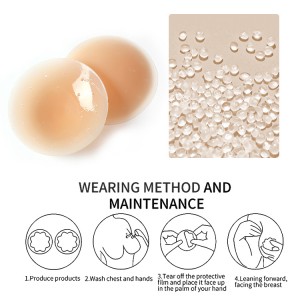 Porose nipple cover waterproof reusable 100% silicone to dress party