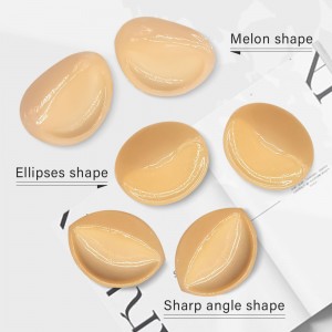 Double sided sticky removable silicone insert pads