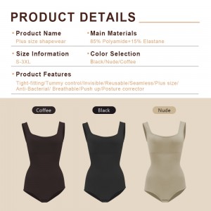 Bodysuit Smooth Comfort Extra Lift Supportive Shaping Nylon Material Shapewear
