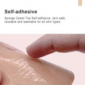Camel toe pads wholesale seamless self adhesive invisible sponge camel toe