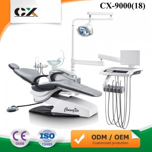 Complete Integral Cheap Dental Unit Chair Electric Treatment Machine Noiseless Dental Chair CX-9000(18)