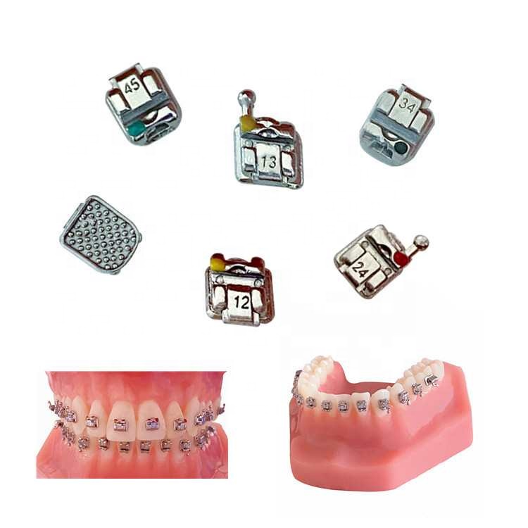 Metal Dental Orthodontic Self-Ligating Bracket MBT Dental Braces Self-ligation
