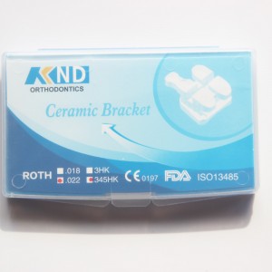 Mini Ceramic Orthodontic Bracket  Aesthetic Dental Ceramic Bracket  Roth 22