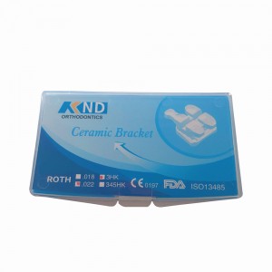 Aesthetic Ceramic Orthodontic  Brackets Mini Dental Ceramic Bracket Brace Roth 022