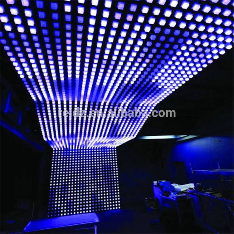 led bar ceiling screen with video effect