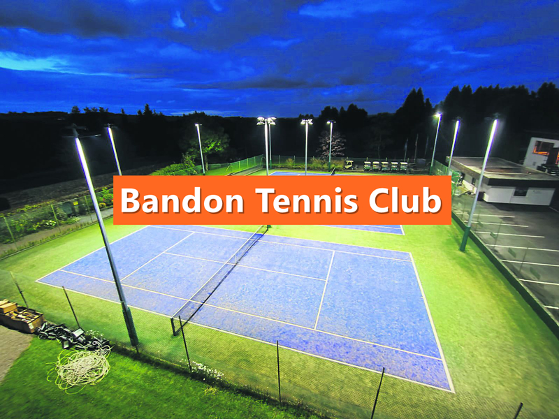 300W Spark LED Tennis Floodlight for Bandon Tennis Club