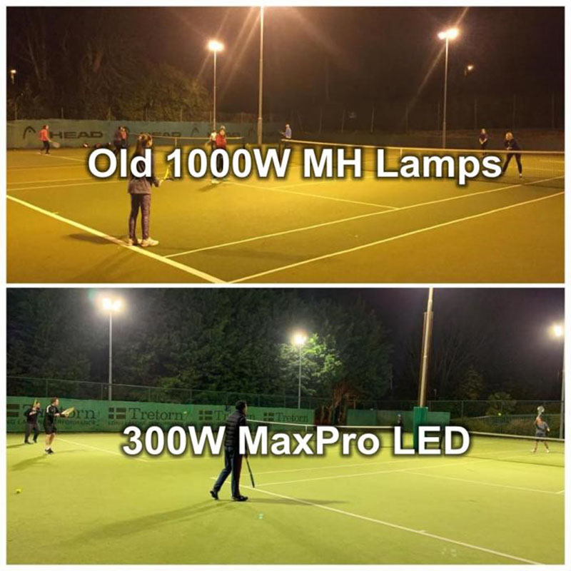 300W LED Floodlight for Rushbrooke Lawn Tennis Club