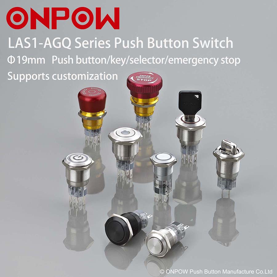 ONPOW LAS1-AGQ Series: A Versatile and Customizable Metal Push Button Switch Solution