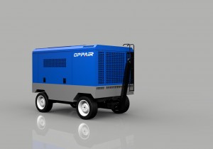 German Quality diesel mobile air compressor for drilling rig
