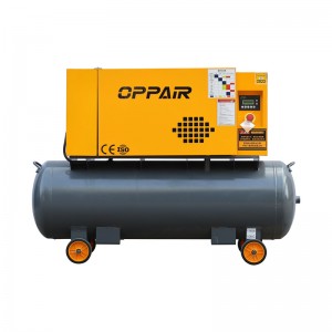 7.5kw 10HP Industrial silent high pressure Screw Air Compressor with tank