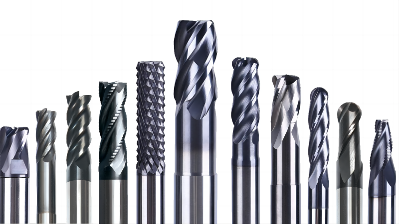 Selection of carbide milling cutters