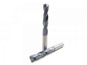 Drill bits for machining high-hard steel materials