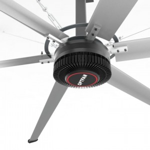 Factory wholesale Best Ceiling Fan For Large Bedroom - 7.3M Gym Energy Saving Fans – OPTFAN