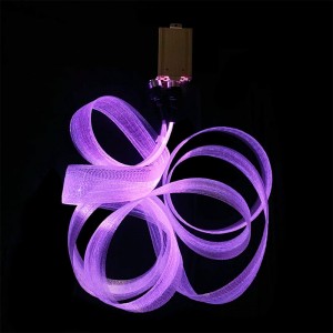 One of Hottest for Aladdin Fabric Lite - Luminous Grid Led Fibre Optic Net Mesh for Lighting Decoration – Daishing