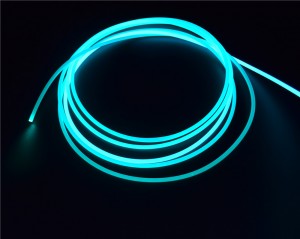 side glowing optic fiber