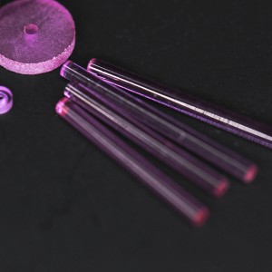 China Best Soda Lime Glass Rods Manufacturers Suppliers –  Synthetic Ruby Rods For Laser Equipment  – Optic-Well