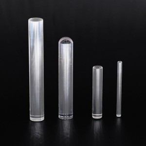 China Best Sapphire Tubes Factories Pricelist –  Optical Sapphire Crystal Rod Lens  – Optic-Well