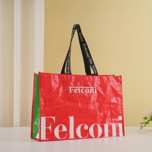Wholesale PP Woven Grocery Bags OEM Manufacturer of Durable Laminated Shopping Totes with Reinforced Handles