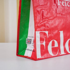 Wholesale PP Woven Grocery Bags OEM Manufacturer of Durable Laminated Shopping Totes with Reinforced Handles