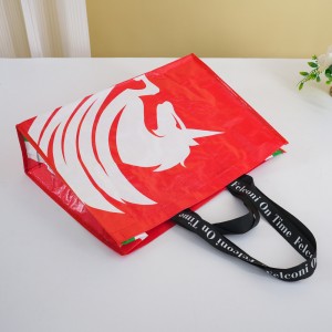 Wholesale PP Woven Grocery Bags OEM Manufacturer of Durable Laminated Shopping Totes with Reinforced Handles