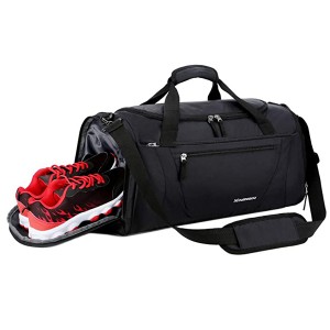 40L Gym Bag Sports Travel Duffel Bag for Men and Women with Shoes Compartment