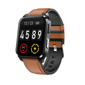Waterproof IP68 heart rate PPG ECG blood oxygen temperature monitoring smart watch