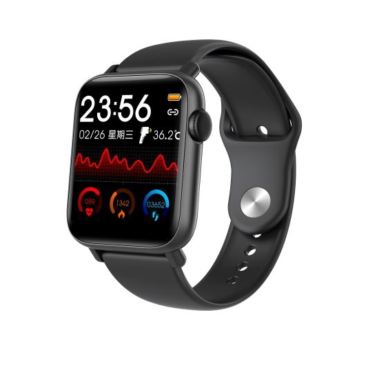 Touch screen heart rate monitor body temperature bluetooth5.0 smart watch band Featured Image