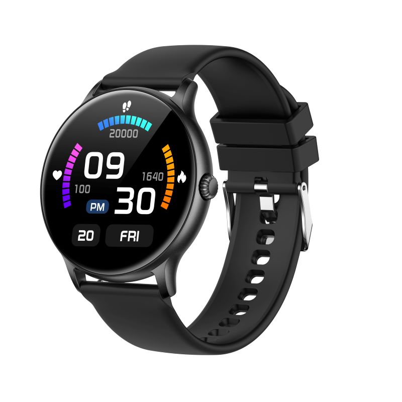 Round sports 24-hour heart rate monitoring bluetooth calling smart watch Featured Image