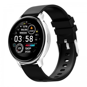 2.5D glass full screen touch exercise heart rate bluetooth calling smart watch