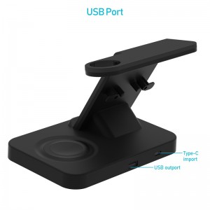 Cheap PriceList for China Wireless Charger 3 in 1 15W Fast Charging Station for Apple iWatch Se/6/5/4/3/2/Airpods PRO/Max