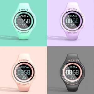 Virbrating alarm clock pedometer sport digital watch