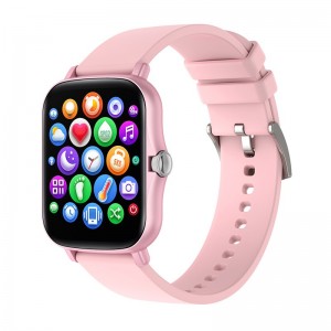 1.72inch big full touch hear rate smart watch