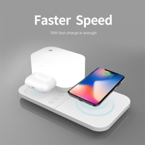 Multi-functional 15W fast charger mobile charging with air humidifie and night light