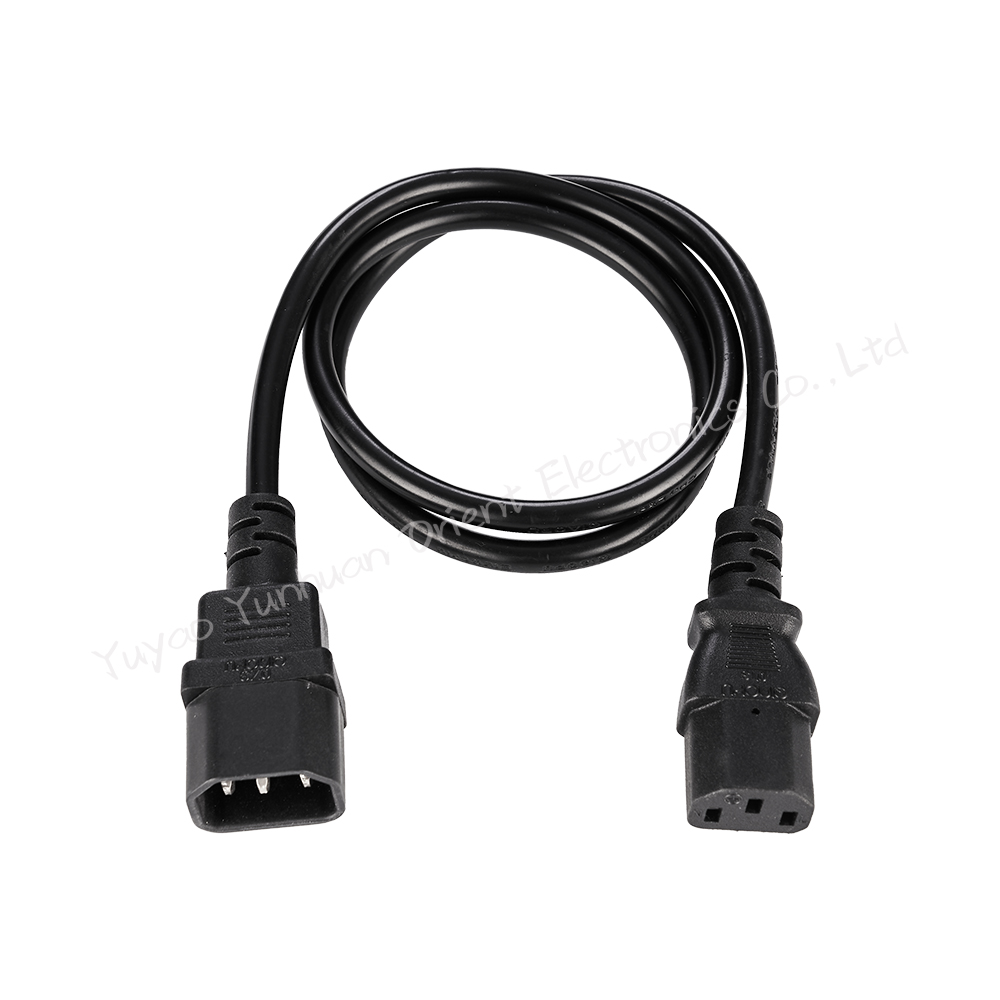 C14 to C13 PDU Style Computer Power Extension Cables