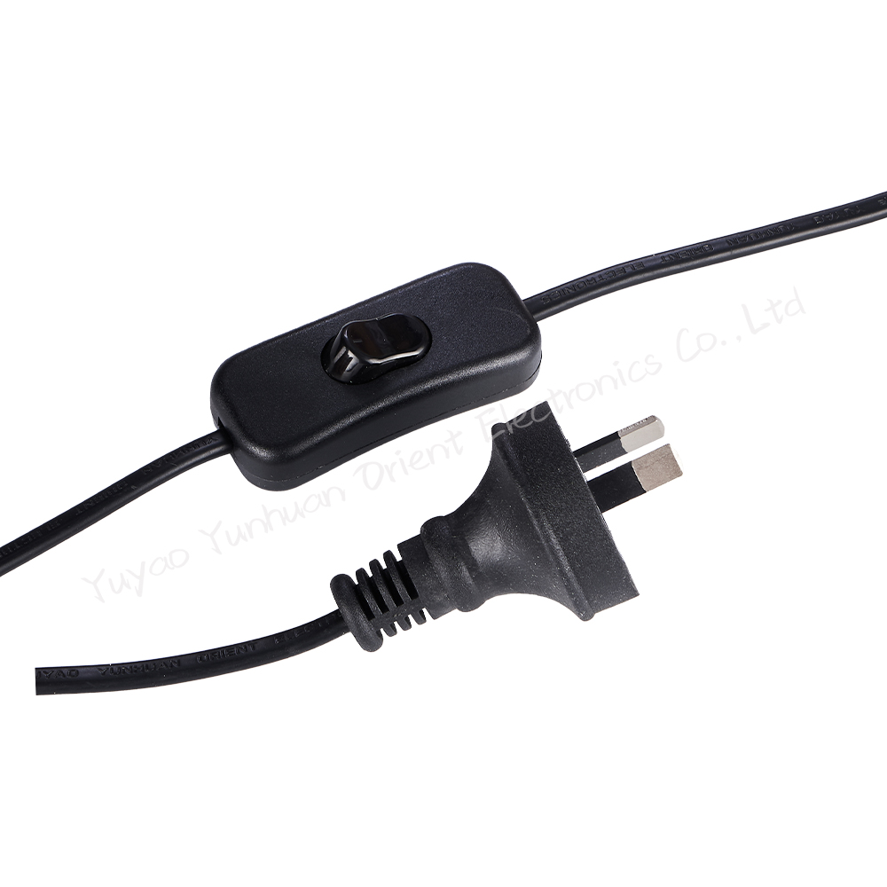 SAA Standard Lamp Power Cord Australia Plug with Switch