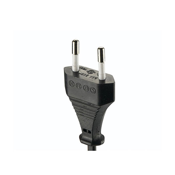 High Quality 2.5A 250v VDE CE Approval Euro 2 pin plug Ac power cables
