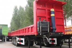Light weight Dump Trailer ,7 ton tare weight ,35-40 ton payload capacity