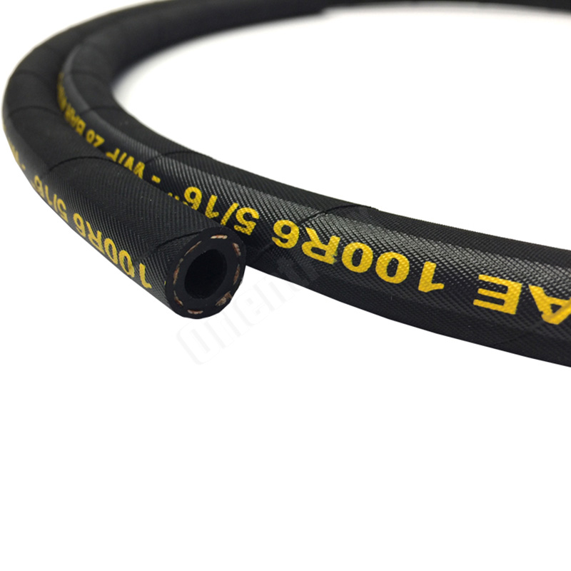 SAE 100 R6 Textile Reinforced Hydraulic Hose Used for Low Pressure Applications