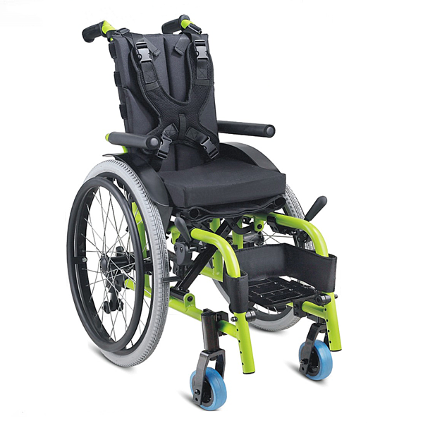 FS980LA pris på rullstol rostfritt stål bredsits stålrullstol