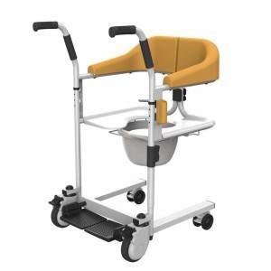 ORIENTMED transfer commode open back Patient toilet wheel chair for disabled people