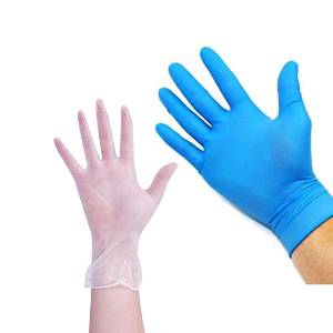 Medicinske nitrilne/PVC rukavice