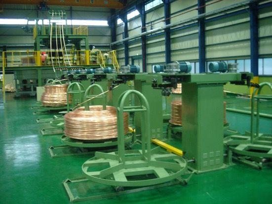 6000 tons Up-casting machine for oxygen-free copper rod line
