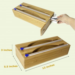 High Quality Wrap Organizer with Cutter and Label Stickers