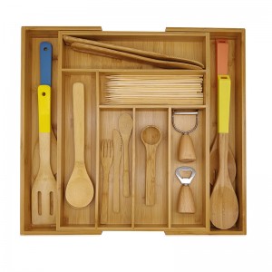 Expandable Kitchen Drawer Organizer for Utensil and Flatware