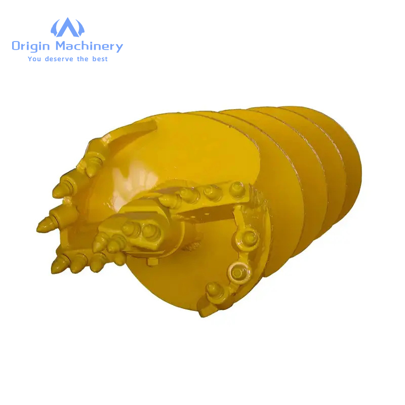 Drilling Auger/ Rock Auger/ Tapered Rock Auger With Collar Plate For Rotary Drilling Rig Featured Image
