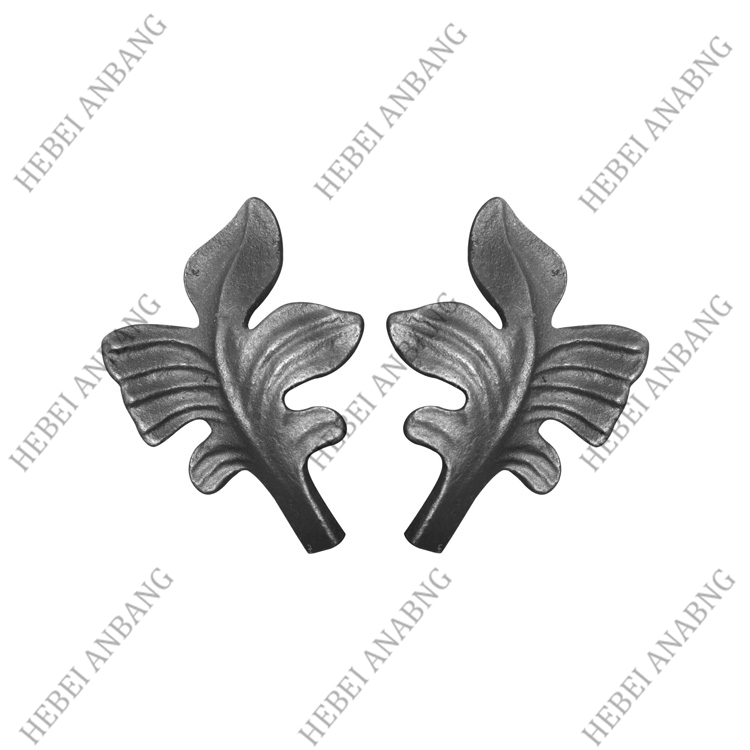 WHOLESALE WROUGHT IRON LEAVES/DECORATIVE CAST STEEL LEAVES AND FLOWER /CODE：4120