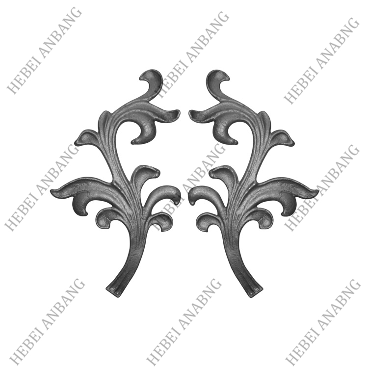 WHOLESALE WROUGHT IRON LEAVES/DECORATIVE CAST STEEL LEAVES AND FLOWER /CODE：4140