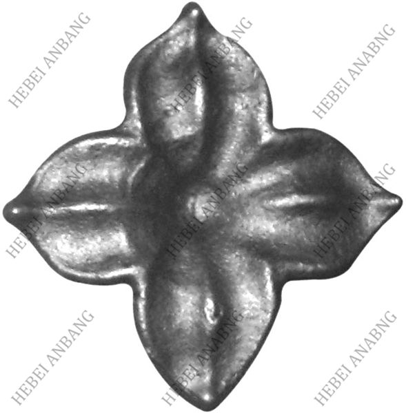 WHOLESALE WROUGHT IRON LEAVES/DECORATIVE CAST STEEL LEAVES AND FLOWER /CODE：4144