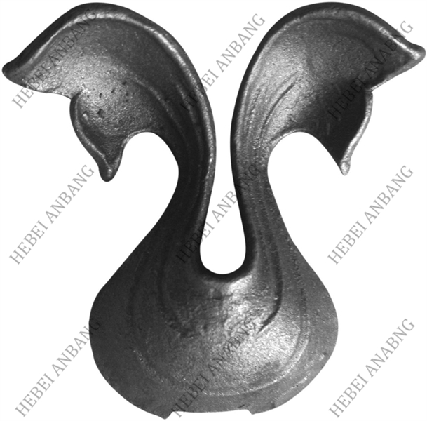 WHOLESALE WROUGHT IRON LEAVES/DECORATIVE CAST STEEL LEAVES AND FLOWER /CODE：4165