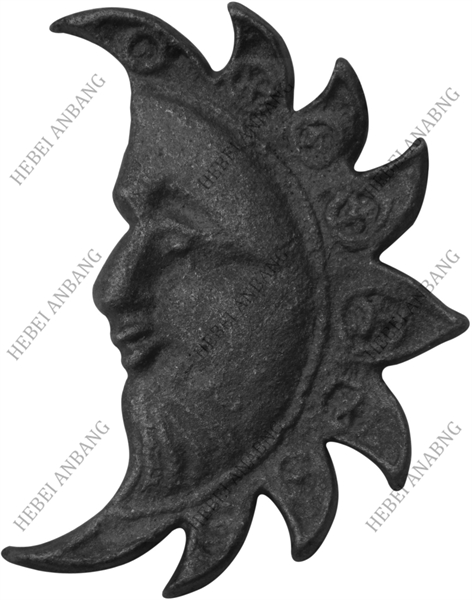 WHOLESALE WROUGHT IRON LEAVES/DECORATIVE CAST STEEL LEAVES AND FLOWER /CODE：4250